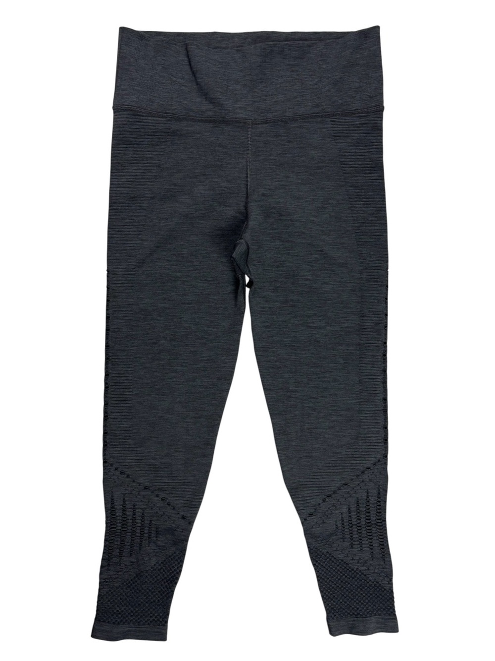 Athleta Halasana Seamless High Rise 7/8 Leggings Women’s M Charcoal Gray Yoga